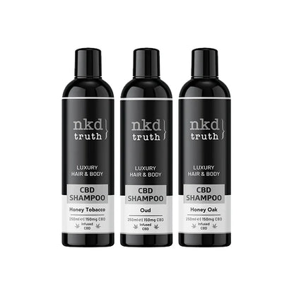 NKD 150mg CBD Hair and Body Shampoo - 250ml | The CBD Hut
