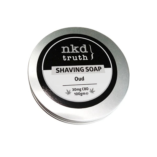 NKD 30mg CBD Speciality Shaving Soap - Oud/100g (BUY 1 GET 1 FREE) | The CBD Hut