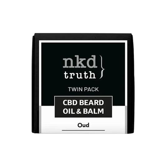 NKD 150mg CBD Oud Beard Oil & Balm - Twin Pack | The CBD Hut