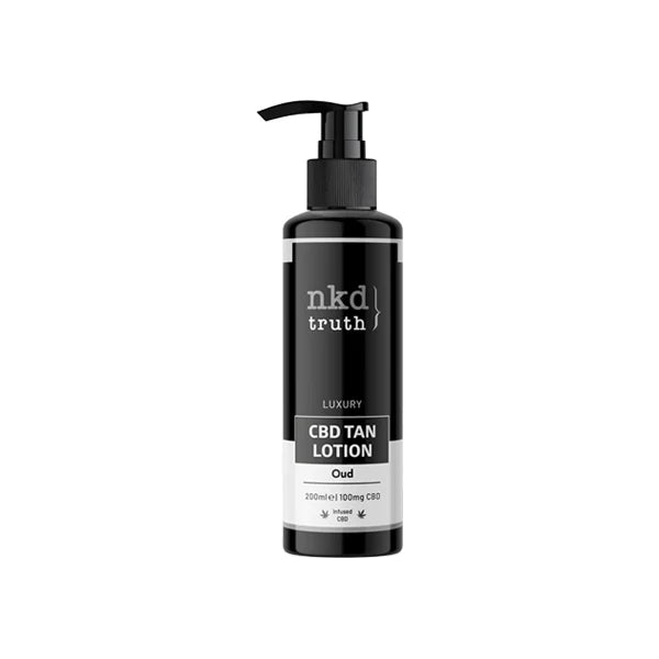 NKD 100mg CBD Oud Tan Lotion - 200ml | The CBD Hut