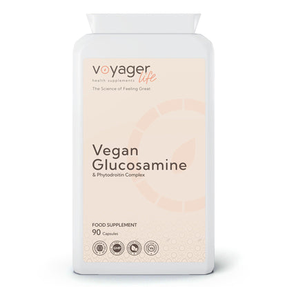Voyager Vegan Glucosamine and Phytodroitin 90 Capsules bottle