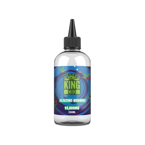 King CBD 15,000mg CBD E-Liquid - 250ml (BUY 1 GET 1 FREE) - Blazing Berries | The CBD Hut