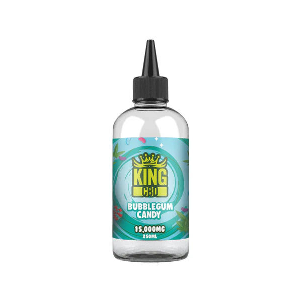 King CBD 15,000mg CBD E-Liquid - 250ml (BUY 1 GET 1 FREE) - Bubblegum Candy | The CBD Hut