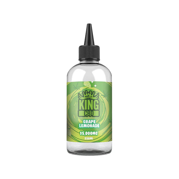 King CBD 15,000mg CBD E-Liquid - 250ml (BUY 1 GET 1 FREE) - Grape Lemonade | The CBD Hut