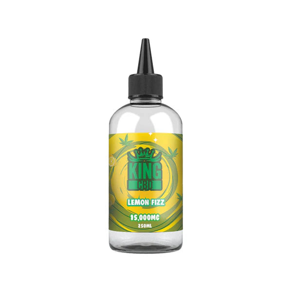 King CBD 15,000mg CBD E-Liquid - 250ml (BUY 1 GET 1 FREE) - Lemon Fizz | The CBD Hut
