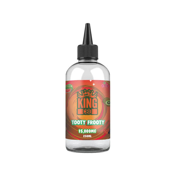 King CBD 15,000mg CBD E-Liquid - 250ml (BUY 1 GET 1 FREE) - Tooty Frooty | The CBD Hut