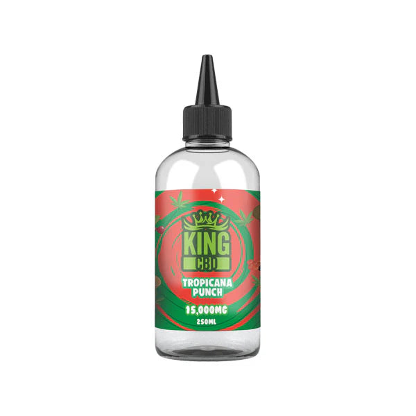 King CBD 15,000mg CBD E-Liquid - 250ml (BUY 1 GET 1 FREE) - Tropicana Punch | The CBD Hut