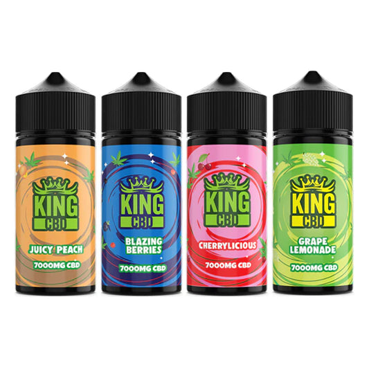 King CBD 7000mg CBD E-Liquid - 120ml (BUY 1 GET 1 FREE) | The CBD Hut