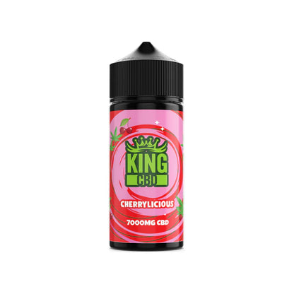 King CBD 7000mg CBD E-Liquid - 120ml (BUY 1 GET 1 FREE) - Cherrylicious | The CBD Hut