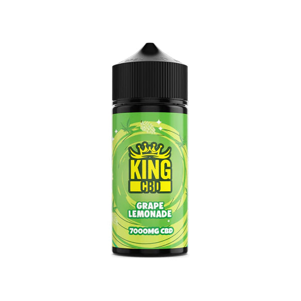 King CBD 7000mg CBD E-Liquid - 120ml (BUY 1 GET 1 FREE) - Grape Lemonade | The CBD Hut