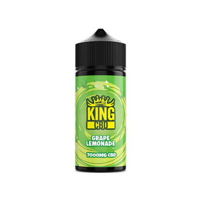 King CBD 7000mg CBD E-Liquid - 120ml (BUY 1 GET 1 FREE) - Grape Lemonade | The CBD Hut