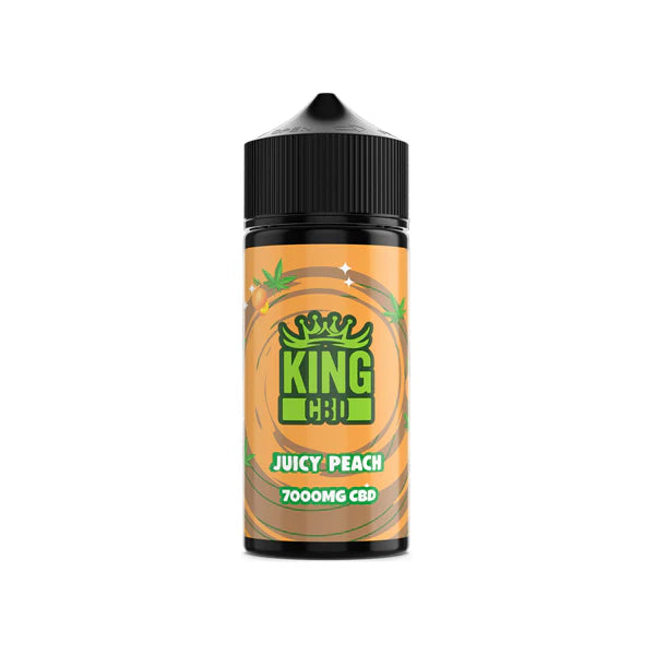 King CBD 7000mg CBD E-Liquid - 120ml (BUY 1 GET 1 FREE) - Juicy Peach | The CBD Hut