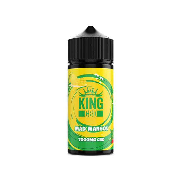 King CBD 7000mg CBD E-Liquid - 120ml (BUY 1 GET 1 FREE) - Mad Mangos | The CBD Hut