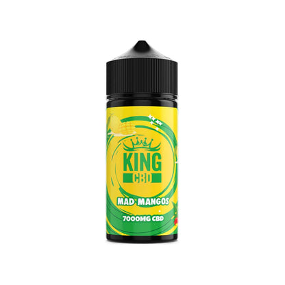 King CBD 7000mg CBD E-Liquid - 120ml (BUY 1 GET 1 FREE) - Mad Mangos | The CBD Hut