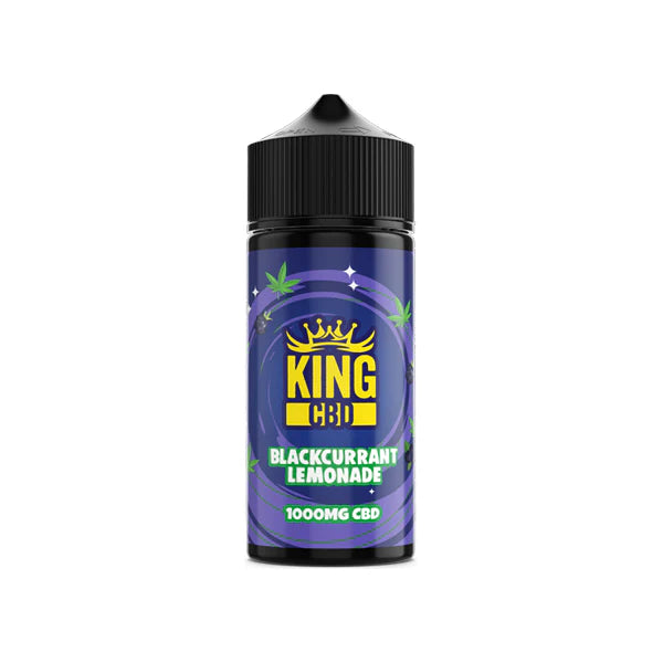 King CBD 1000mg CBD E-Liquid - 120ml (BUY 1 GET 1 FREE) - Blackcurrant Lemonade | The CBD Hut