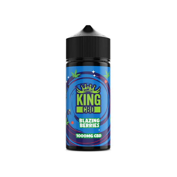 King CBD 1000mg CBD E-Liquid - 120ml (BUY 1 GET 1 FREE) - Blazing Berries | The CBD Hut