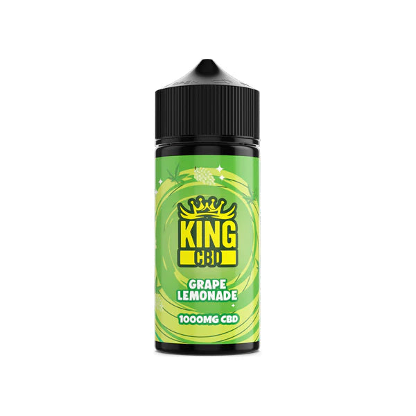 King CBD 1000mg CBD E-Liquid - 120ml (BUY 1 GET 1 FREE) - Grape Lemonade | The CBD Hut