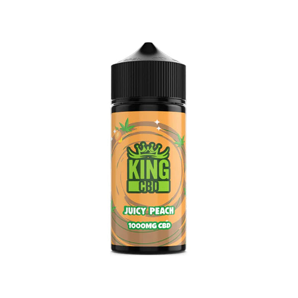 King CBD 1000mg CBD E-Liquid - 120ml (BUY 1 GET 1 FREE) - Juicy Peach | The CBD Hut