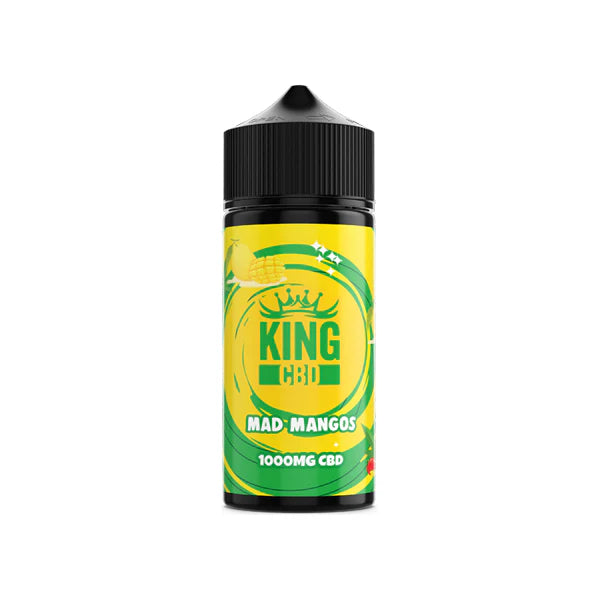 King CBD 1000mg CBD E-Liquid - 120ml (BUY 1 GET 1 FREE) - Mad Mangos | The CBD Hut