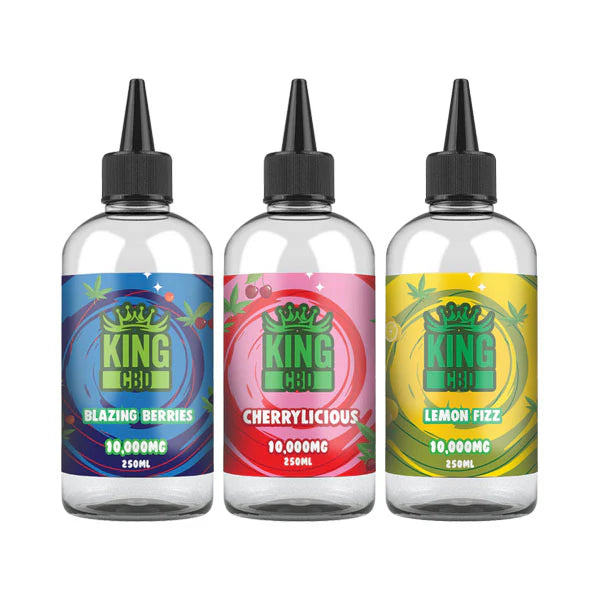King CBD 10,000mg CBD E-Liquid - 250ml (BUY 1 GET 1 FREE) | The CBD Hut