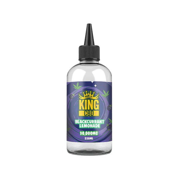 King CBD 10,000mg CBD E-Liquid - 250ml (BUY 1 GET 1 FREE) - Blackcurrant Lemonade | The CBD Hut
