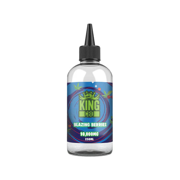 King CBD 10,000mg CBD E-Liquid - 250ml (BUY 1 GET 1 FREE) - Blazing Berries | The CBD Hut