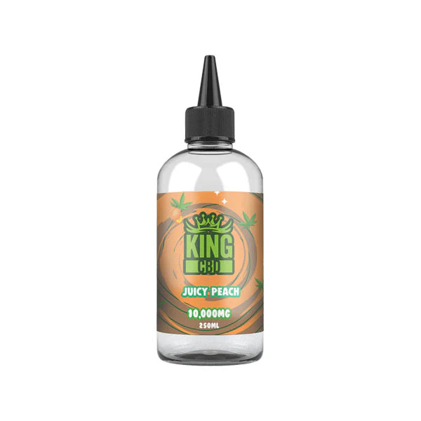 King CBD 10,000mg CBD E-Liquid - 250ml (BUY 1 GET 1 FREE) - Juicy Peach | The CBD Hut