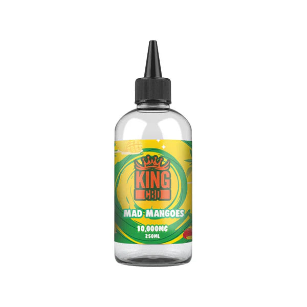 King CBD 10,000mg CBD E-Liquid - 250ml (BUY 1 GET 1 FREE) - Mad Mangoes | The CBD Hut