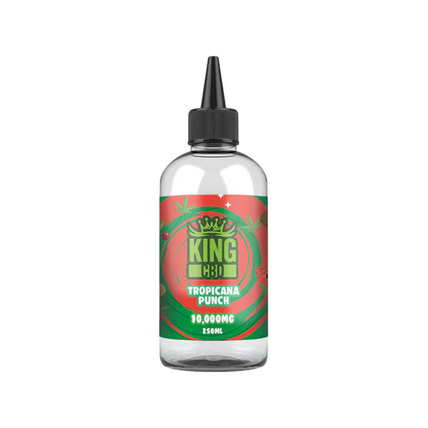 King CBD 10,000mg CBD E-Liquid - 250ml (BUY 1 GET 1 FREE) - Tropicana Punch | The CBD Hut
