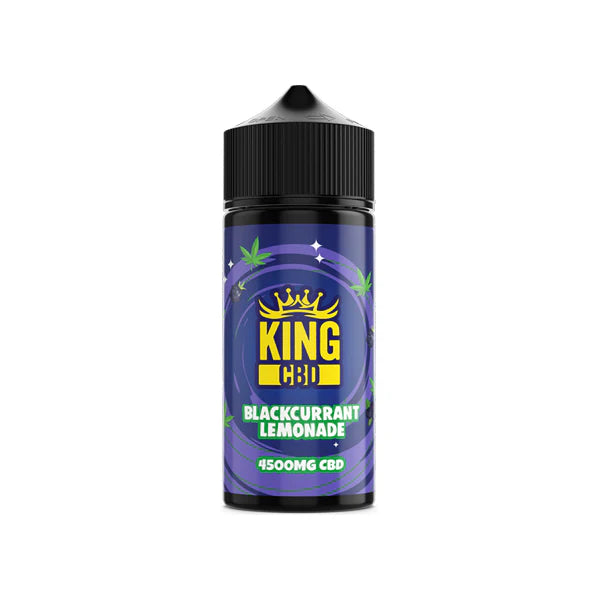 King CBD 4500mg CBD E-Liquid - 120ml - Blackcurrant Lemonade (BUY 1 GET 1 FREE) | The CBD Hut