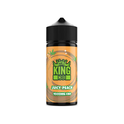 King CBD 4500mg CBD E-Liquid - 120ml - Juicy Peach (BUY 1 GET 1 FREE) | The CBD Hut