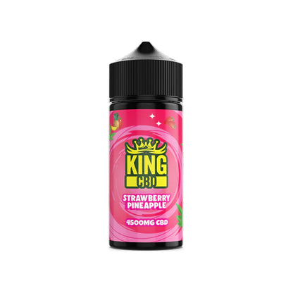 King CBD 4500mg CBD E-Liquid - 120ml - Strawberry Pineapple (BUY 1 GET 1 FREE) | The CBD Hut