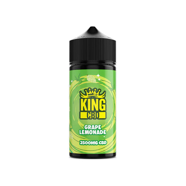King CBD 2500mg CBD E-Liquid - 120ml (BUY 1 GET 1 FREE) - Grape Lemonade | The CBD Hut