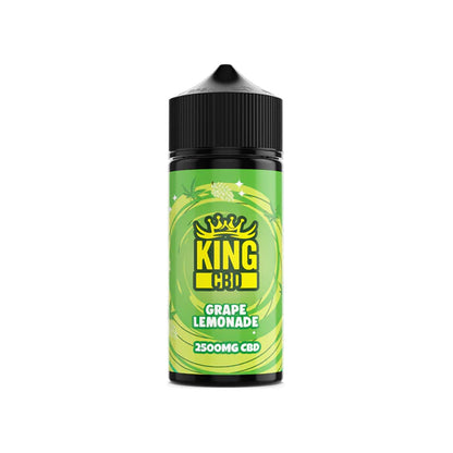 King CBD 2500mg CBD E-Liquid - 120ml (BUY 1 GET 1 FREE) - Grape Lemonade | The CBD Hut