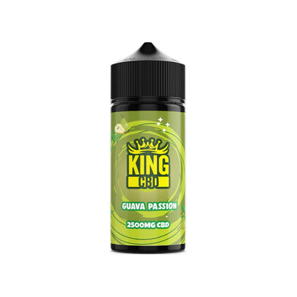 King CBD 2500mg CBD E-Liquid - 120ml (BUY 1 GET 1 FREE) - Guava Passion | The CBD Hut