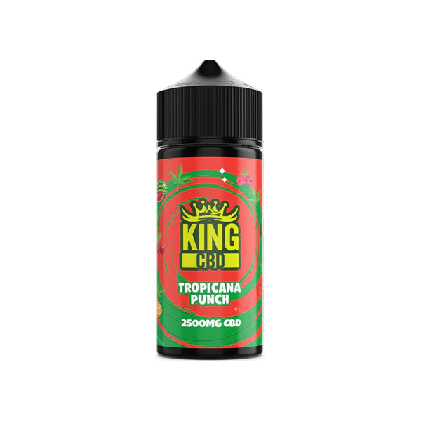 King CBD 2500mg CBD E-Liquid - 120ml (BUY 1 GET 1 FREE) - Tropicana Punch | The CBD Hut