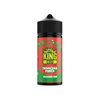 King CBD 2500mg CBD E-Liquid - 120ml (BUY 1 GET 1 FREE) - Tropicana Punch | The CBD Hut