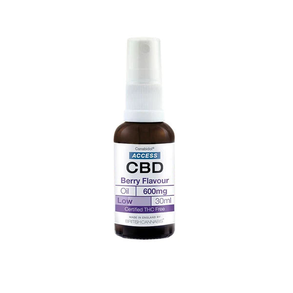 Access CBD 600mg CBD Oil - 30ml - Berry Flavour | The CBD Hut
