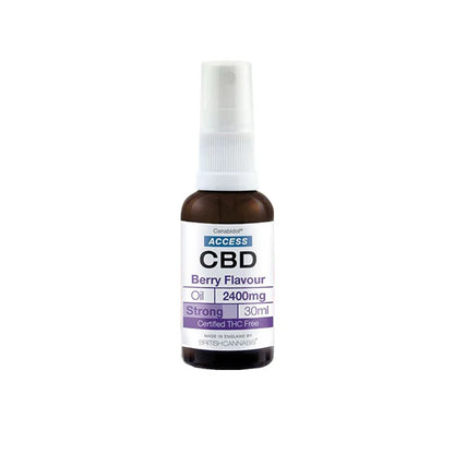 Access CBD 2400mg CBD Oil - 30ml - Berry Flavour | The CBD Hut