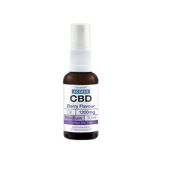 Access CBD 1200mg CBD Oil - 30ml - Berry Flavour | The CBD Hut