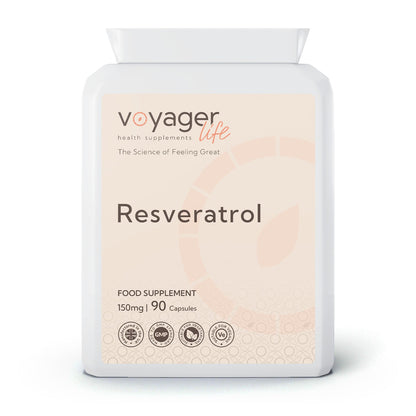Voyager Resveratrol 150mg 90 Capsules from Voyager at The CBD Hut