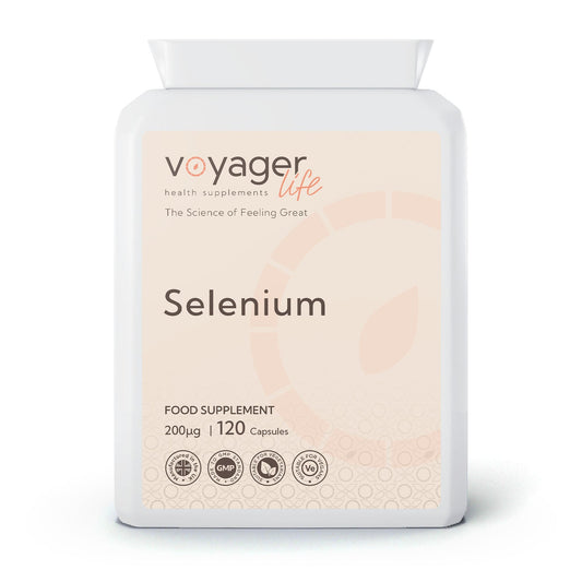 Voyager Selenium 200µg 120 Capsules - front view