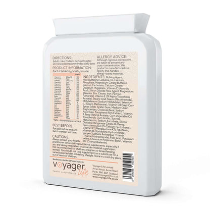 Voyager Vegan Multivitamin and Minerals 60 Capsules bottle