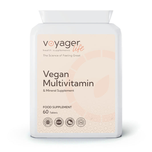 Voyager Vegan Multivitamin & Minerals 60 Capsules - front view