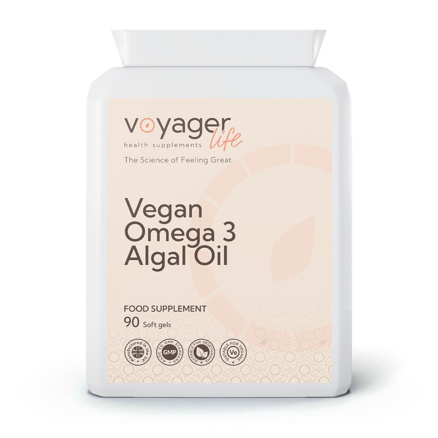 Voyager Vegan Omega-3 Algal Oil 90 Softgels from Voyager at The CBD Hut