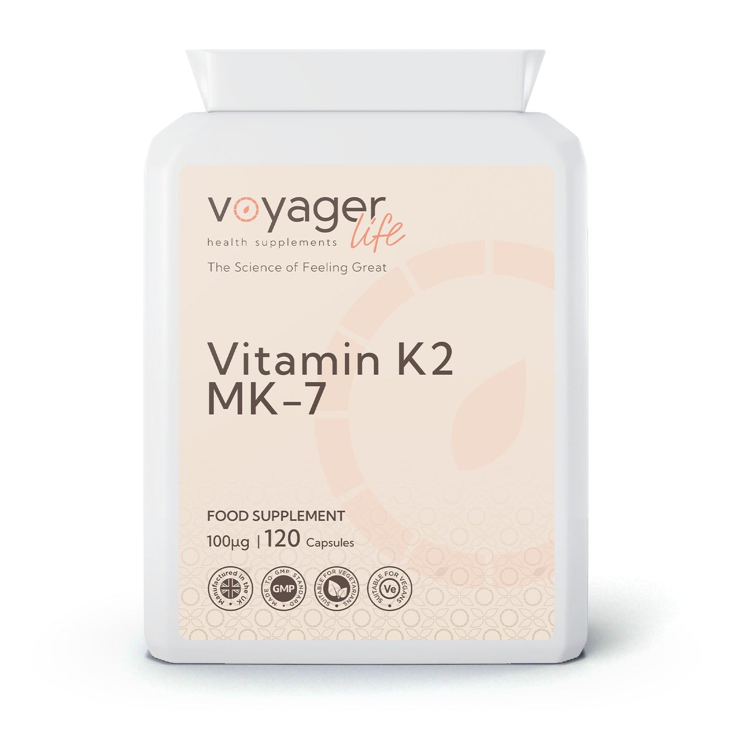 Voyager Vitamin K2 MK-7 100µg 120 Capsules from Voyager at The CBD Hut