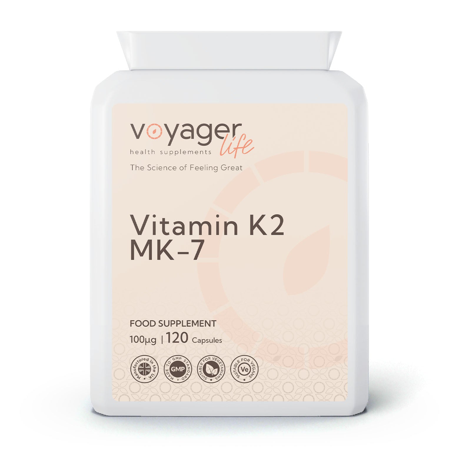 Voyager Vitamin K2 MK-7 100µg 120 Capsules from Voyager at The CBD Hut