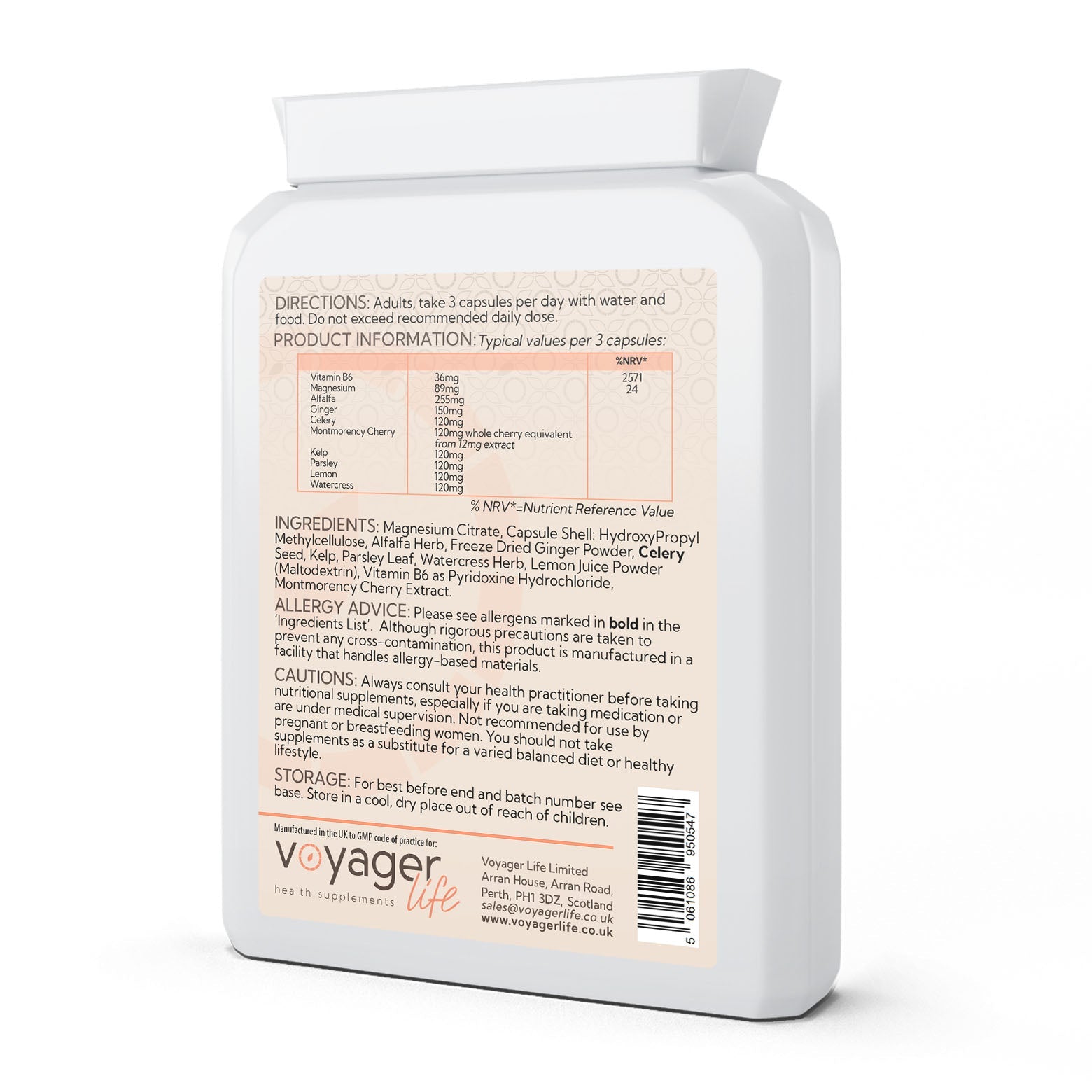Voyager Water Balance Complex for Women 90 Capsules product image - The CBD Hut