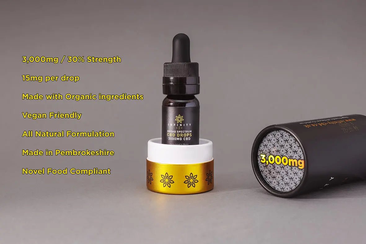 Infinity CBD 3000mg CBD Oil Drops 10ml bottle