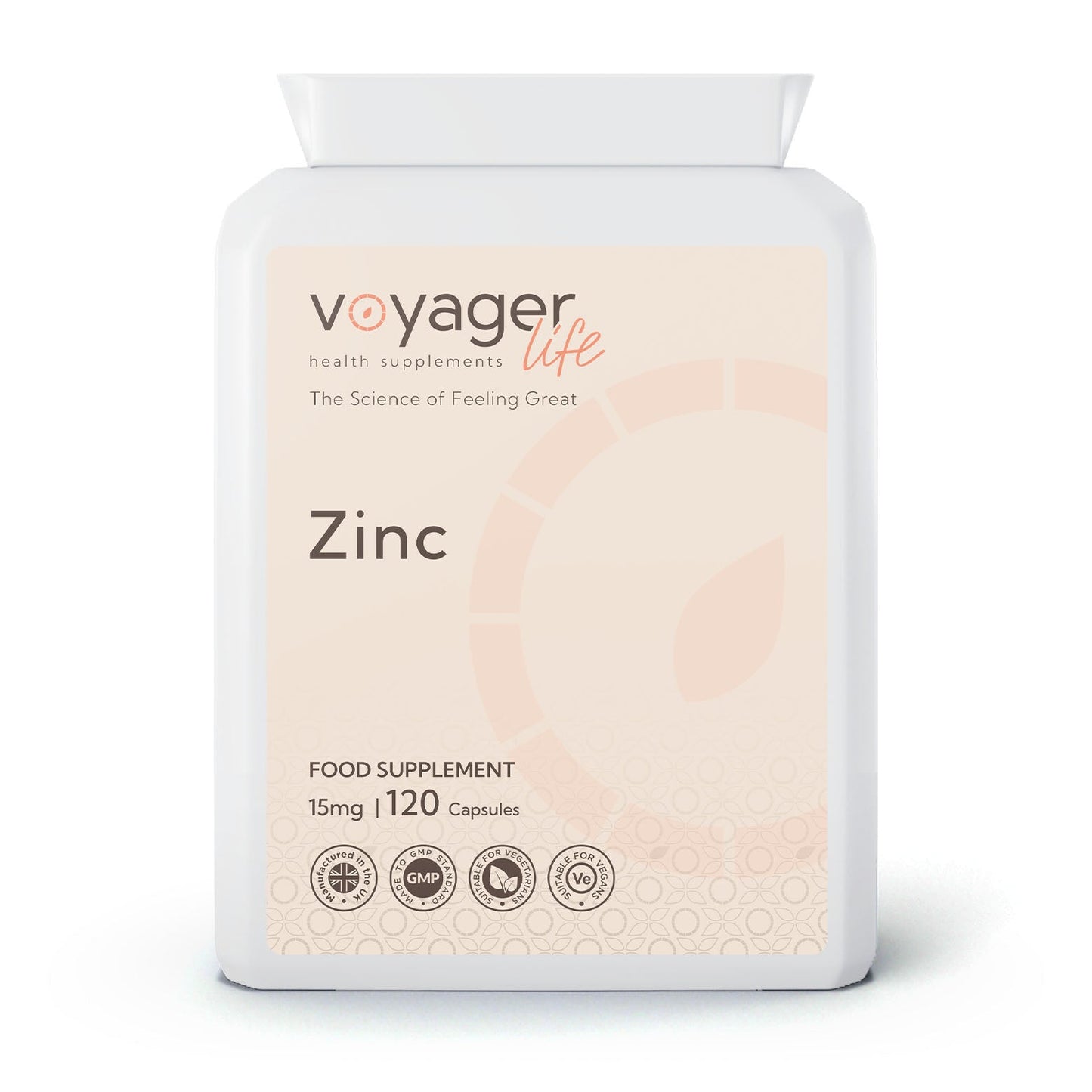 Voyager Zinc 15mg 120 Capsules from Voyager at The CBD Hut